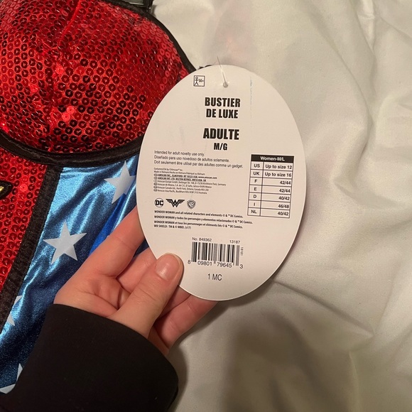 Deluxe Wonderman Corset Costume - Picture 2 of 5